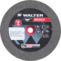 Bench Grinding Wheel, 6" x 3/4", 1" Arbor, 1 YB806 | Meunier Outillage Industriel