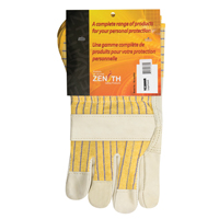 Fitters Patch Palm Gloves, Large, Grain Cowhide Palm, Cotton Inner Lining YC386R | Meunier Outillage Industriel