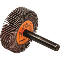 Coolcut™ Flap Wheel, Aluminum Oxide, 120 Grit, 1-1/2" x 3/8" x 1/4" YC402 | Meunier Outillage Industriel