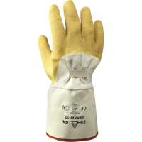 99NFW Heavy-Duty Gloves, 10/Large, Rubber Latex Coating, Cotton Shell Meunier Outillage Industriel